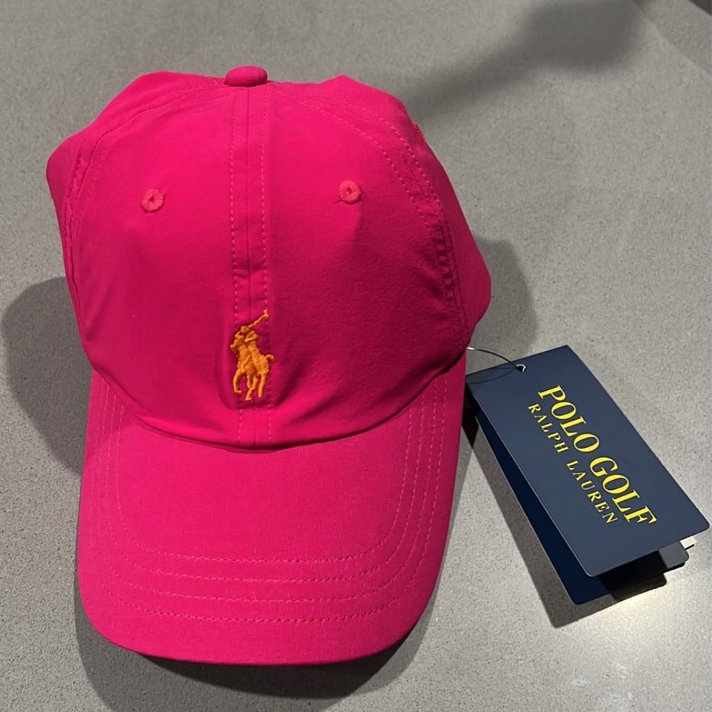 Ralph Lauren Pink Polo Golf Cap